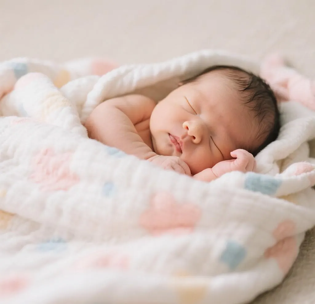 Baby with Blanket