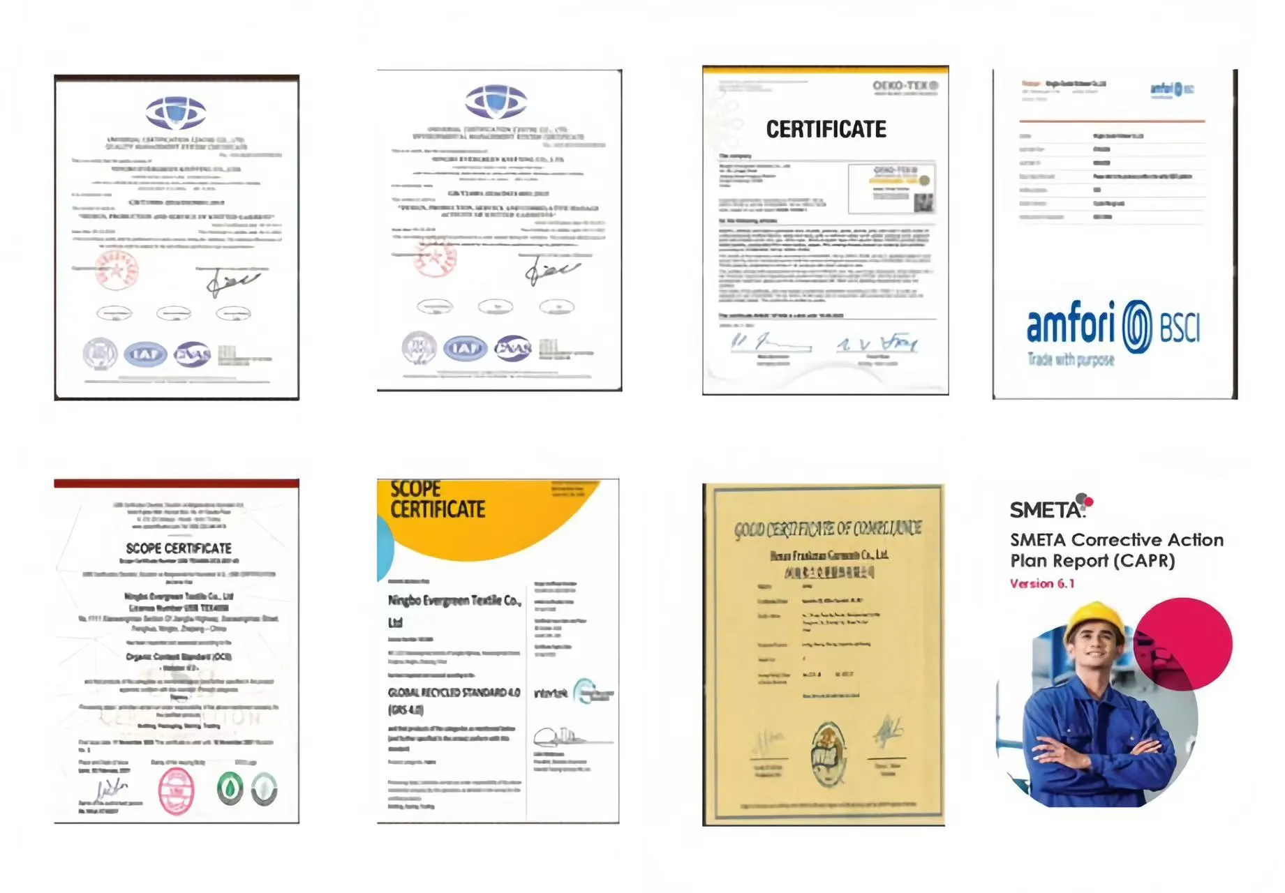 Our Certificates